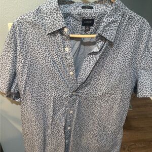 J. Crew Men’s Blue Casual Button Down Shirt